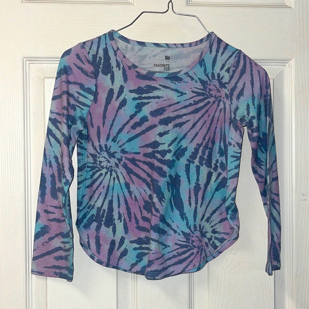 So Tie Dye long sleeve top 🦋